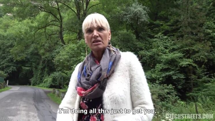 Czech Mature Blonde Action 113