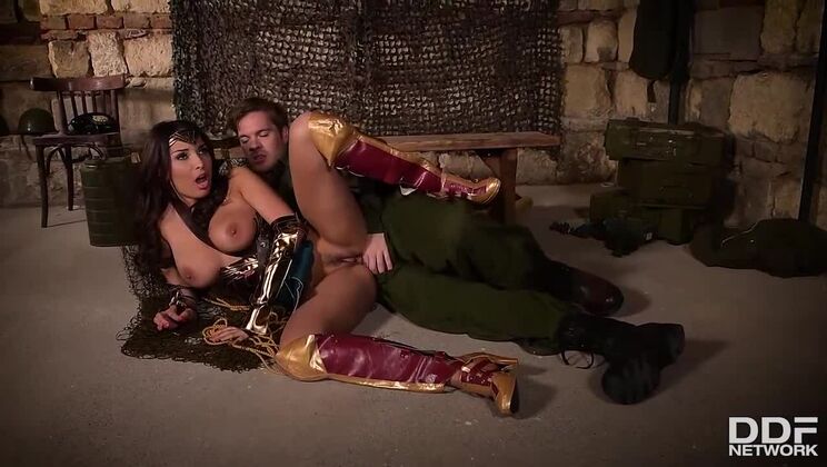 [HandsOnHardcore] - Outdoor Anal with Anissa Kate: Wonder Woman Parody - Anissa Kate