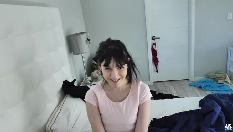 [TrueAmateurs] - Ivy Aura Shows Off Small Tits And Hairy Bush - Ivy Aura