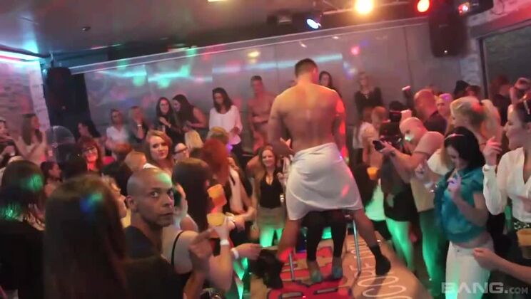 Blonde and Brunette MILFs Give Handjobs