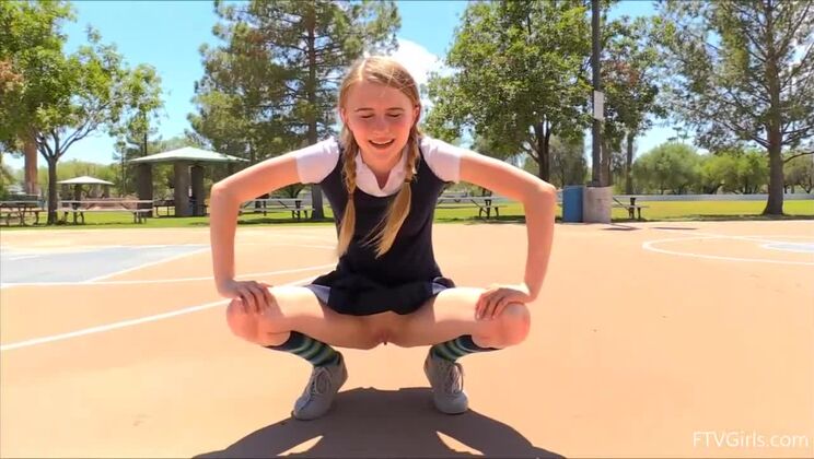 Sharlotte In Pigtails Outdoor 1