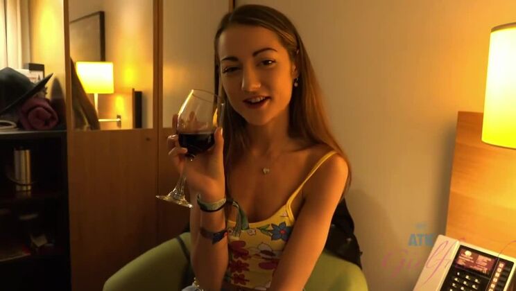 Girlfriend Lily Adams Plays by the Sea