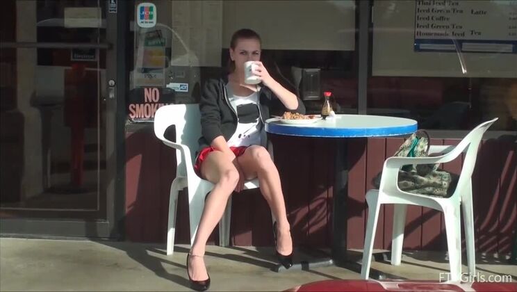 Sexy Young Brunette's First Porn 4