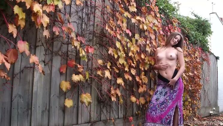 [GirlsOutWest] - Sexy Solo Maddison Outdoor Shoot - Maddison