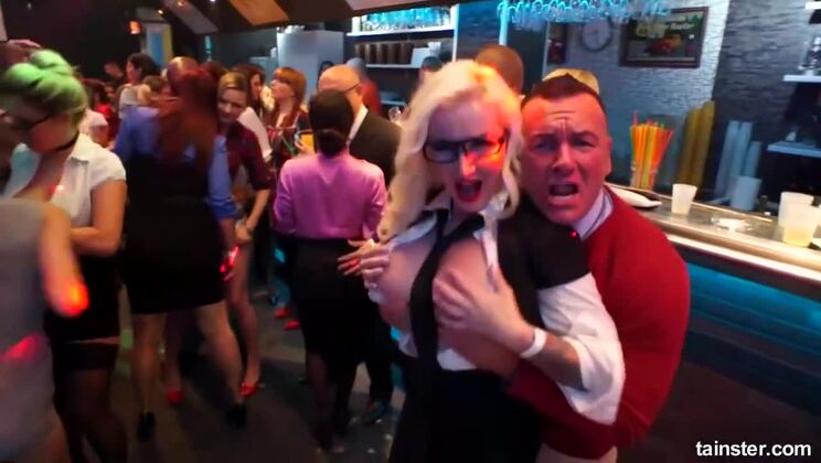 [Tainster] - Dirty Girls in Detention: Group Sex Galore