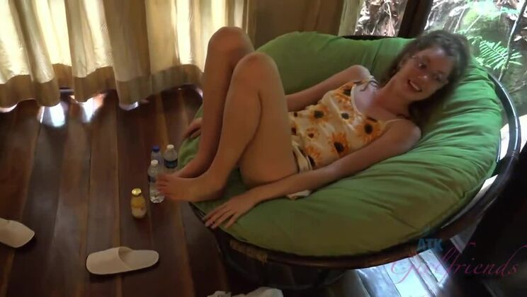 [ATKGirlfriends] - Elena's Amateur Outdoor Blow Job Experience - Elena Koshka