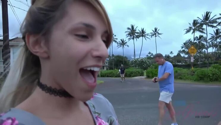 Blonde Hime Marie Gets Fucked on the Beach