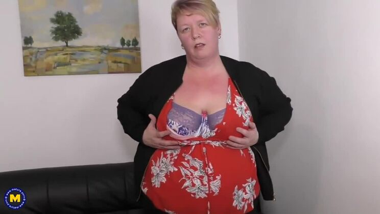 Big Tit Mature BBW from Britain's Toy Play Adventure