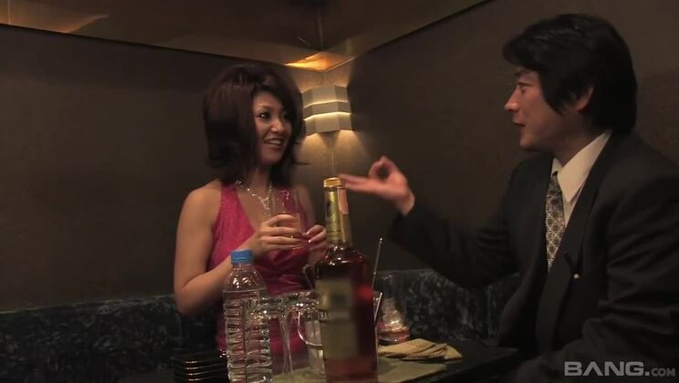 Asian Sex Toy Play Ends in Creampie