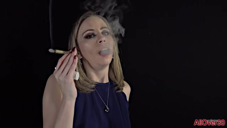 [MatureFetish] - Norah Nova Solo Smoking Scene - Norah Nova