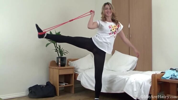 [WeAreHairy] - Tattooed Blonde Melisa's Intimate Moment - Melisa