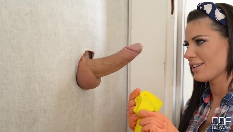 Gloryhole Adventures with Shaved Beauties