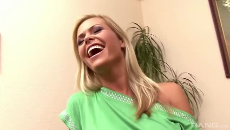 Sexy Blonde Solo Masturbation with Toy