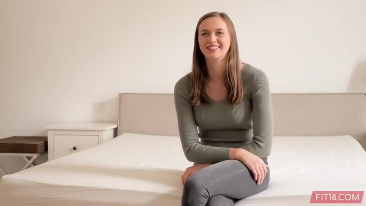 Fitness Casting for Teen Blondes with Facial