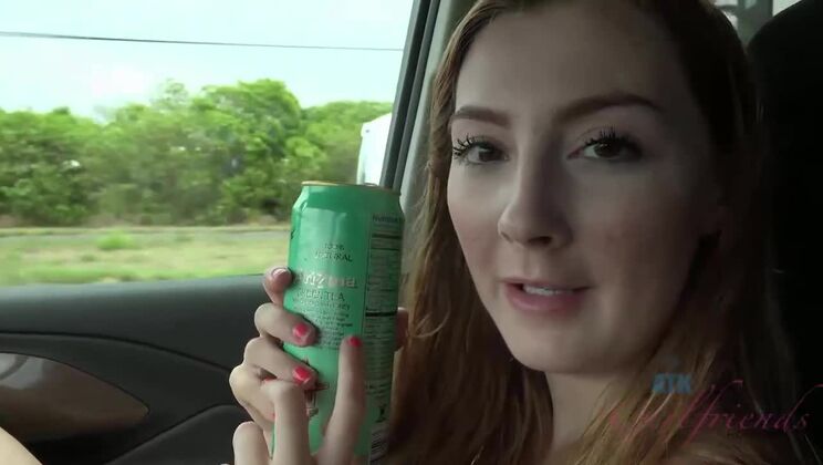 [ATKGirlfriends] - Megan Winters POV Footjob On A Bad Weather Day - Megan Winters