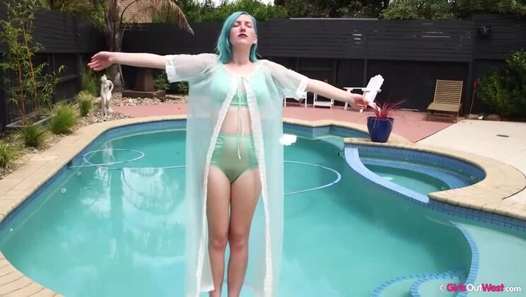 [GirlsOutWest] - Brunette Arial Hairy Fun - Arial