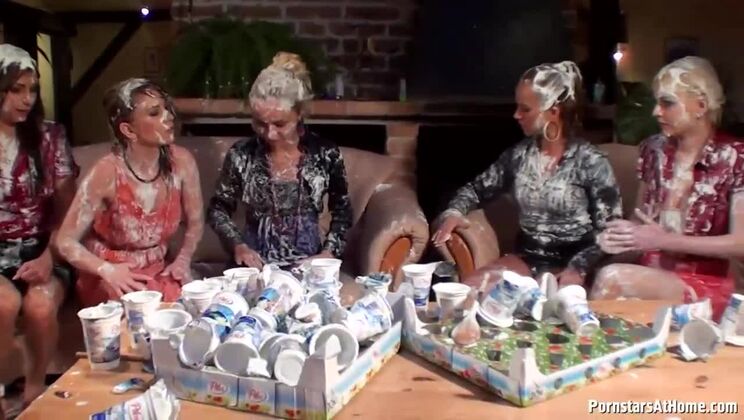 [Tainster] - Sexy Blondes In Stockings Get Dirty