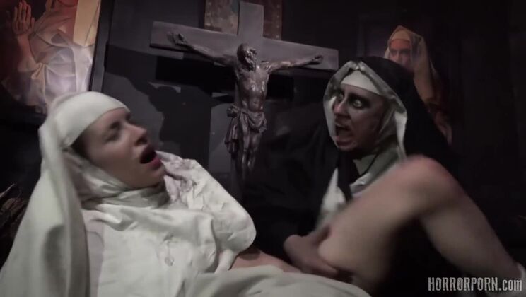 [HorrorPorn] - Evil Nun Hardcore 41 - Alex Legend - Joanna Angel