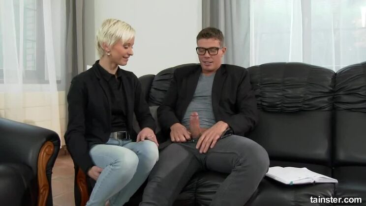 Tutoring Sessions End in a Cumshot