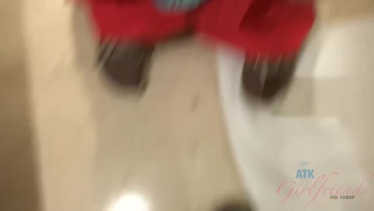 [ATKGirlfriends] - Brunette Emma's Pissing and Creampie Fun - Emma Evins