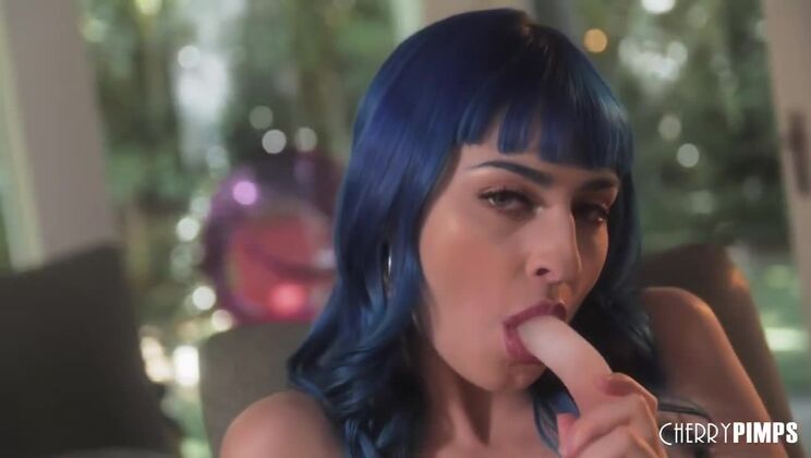 Sex Toy Fun With Big Ass Jewelz Blu