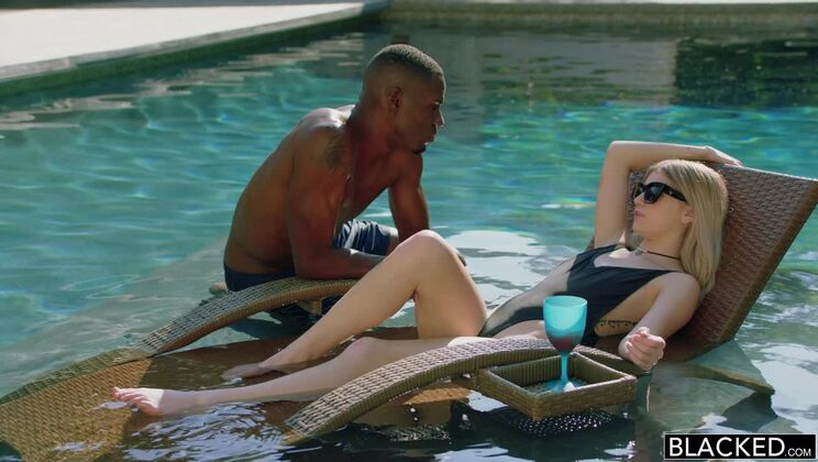 [BLACKED] - Blonde's Blowjob for Brother's Friend - Jason Brown - Arya Fae