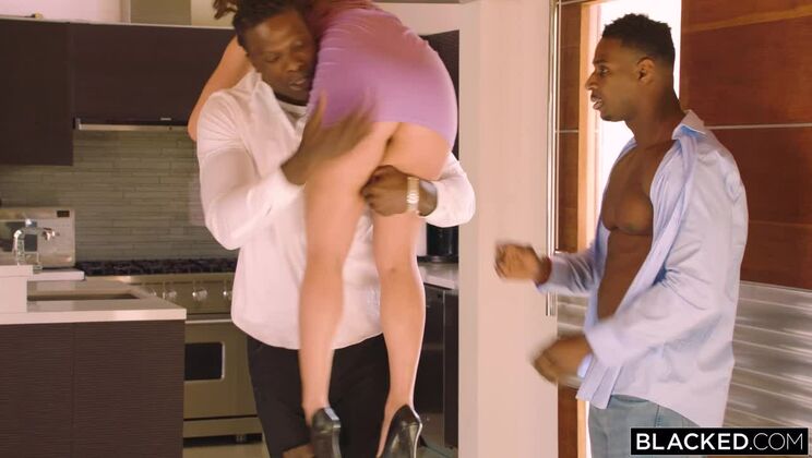 [BLACKED] - What If Spins Out of Control - Lily Love - Jax Slayher - Louie Smalls