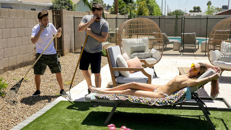 [TeacherFucksTeens] - Blonde Adira's Rough Handjob Session - Adira Allure