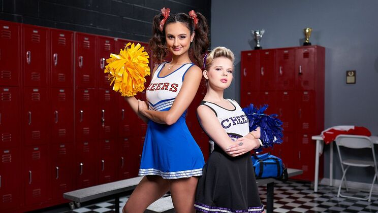 [WebYoung] - Cheerleader Lesbian Battle