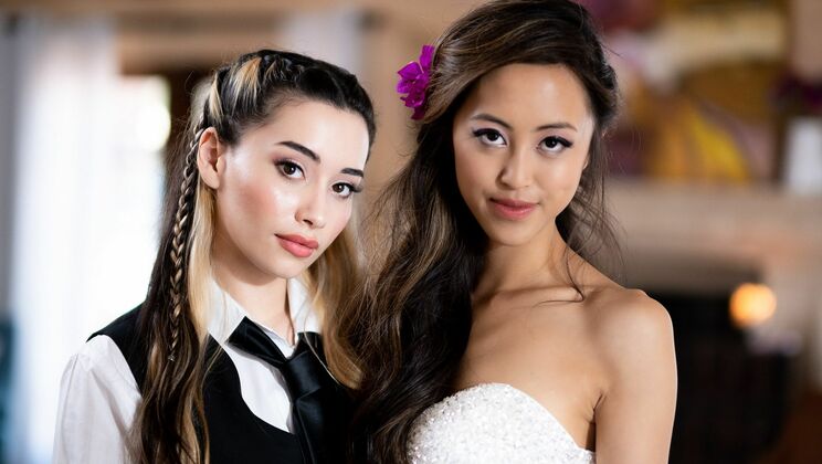 [Girlsway] - Asian Lesbian Shaved Revenge