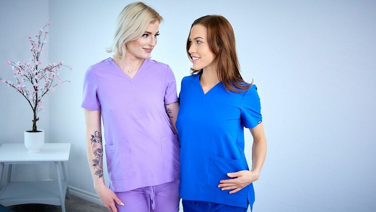 [AllGirlMassage] - Pussy Licking Bliss with Diana and Hyley - Diana Grace - Hyley Winters