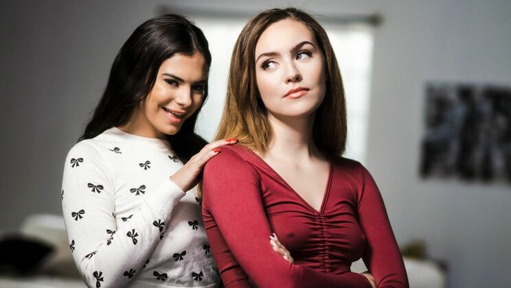 [WebYoung] - Fingering Brunette Babes - Violet Starr - Freya Parker