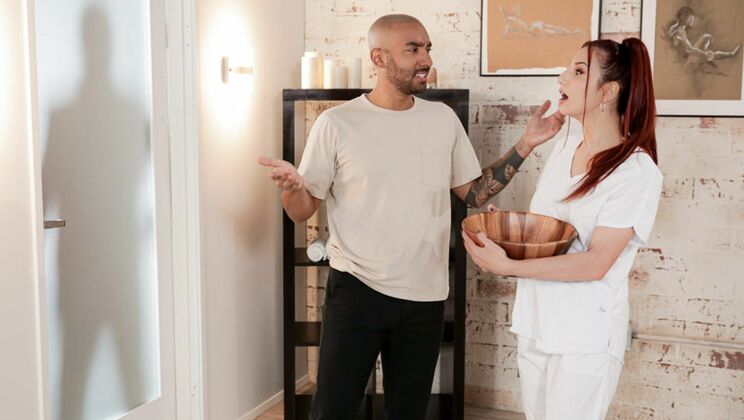 [NuruMassage] - Redhead Sucks Big Cock