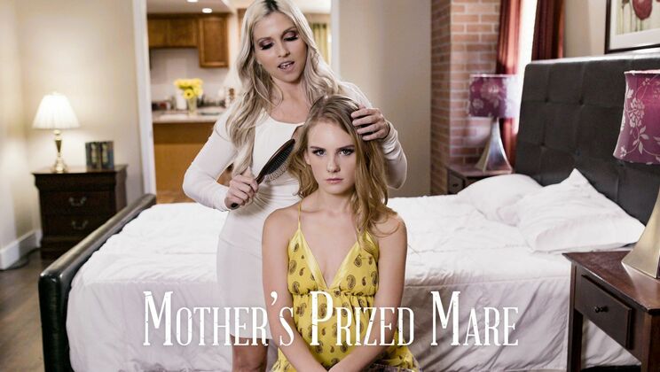 [PureTaboo] - Lesbian Stepmom Teaches Teen the Ropes - Stirling Cooper - Christie Stevens - Natalie Knight