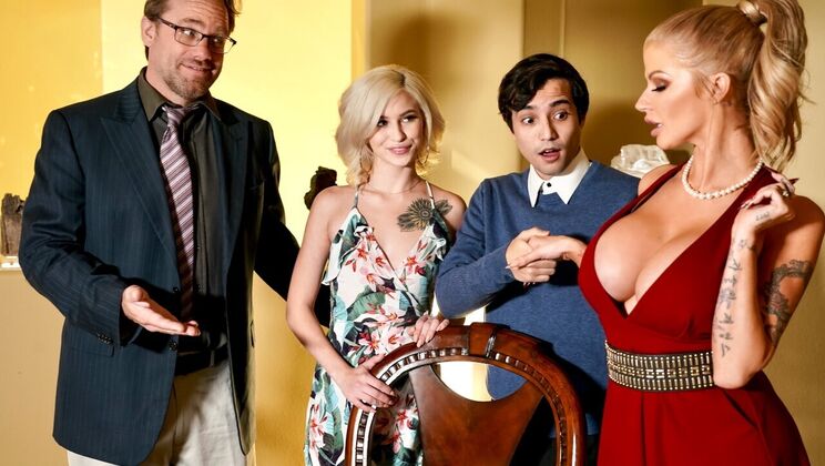 [Brazzers] - Three's Company: Footjobs and More