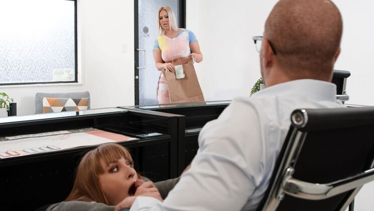 [Brazzers] - Secretary Gets Double Teamed