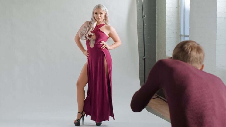 Model In High Heels Gets Spanked