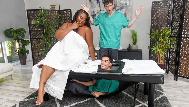 [Brazzers] - Sexy Sneaky Masseur Gives Big Tit Woman a Happy Ending