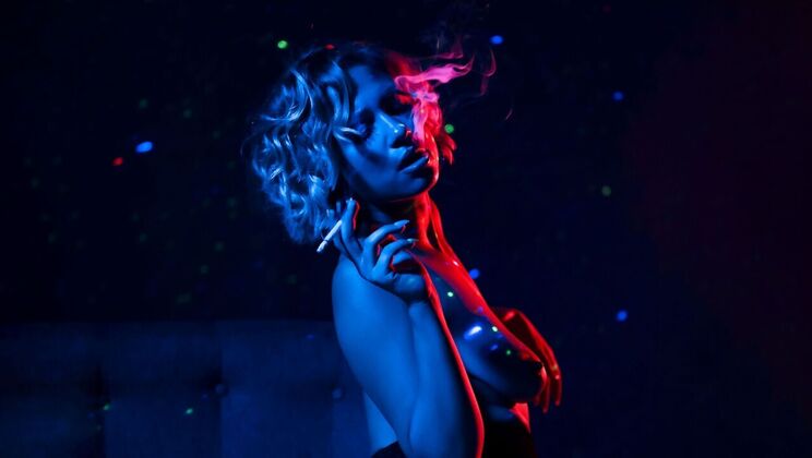 Cock Obsessed Skinny Blonde