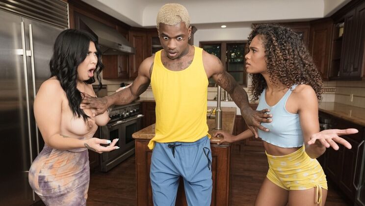 [Brazzers] - Big Ass Blonde and Brunette Sharking