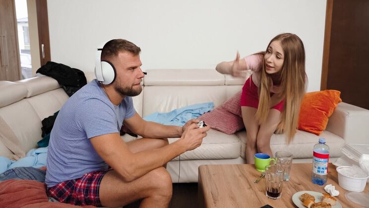 [TeensLoveHugeCocks] - Rough Sex with Petite Blonde