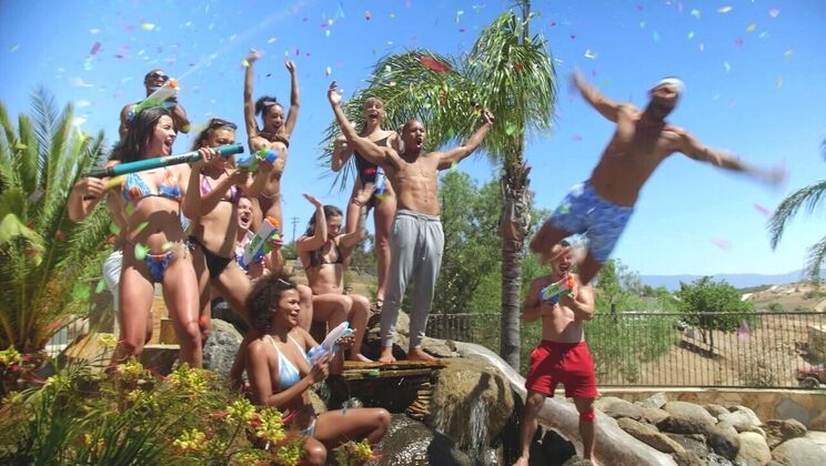 [RKPrime] - Black and Latina Girls in Pool Orgy