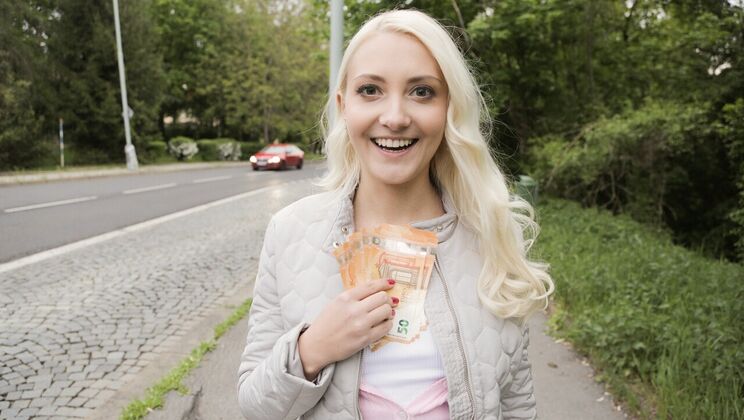 [PublicAgent] - Big Cock for Small Tits Blonde Tourist - Max Dior - Helena Moeller