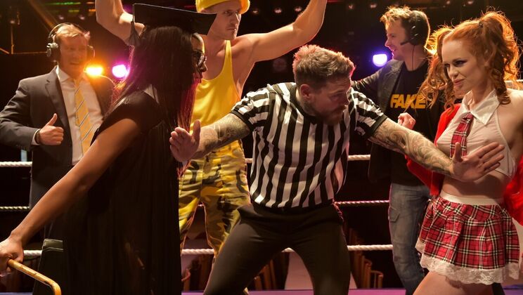 [FakeHubOriginals] - Ella Hughes And Dean Van Damme: Blowjob Battle - Ella Hughes - Dean Van Damme