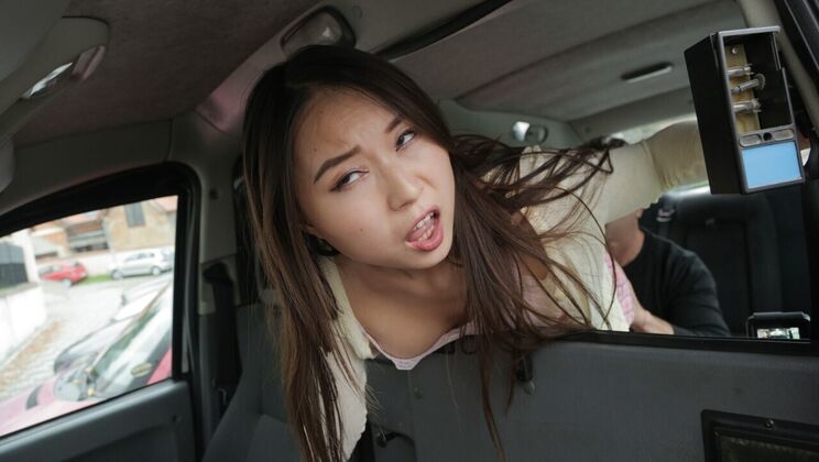 [FakeTaxi] -  Pussy Licking and Deepthroat in a Car  - Yiming Curiosity