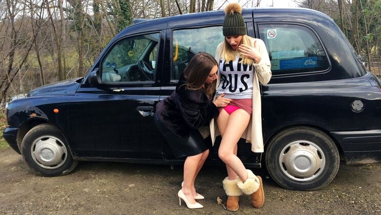 [FemaleFakeTaxi] - Stunning Curvy Blonde Shows Off Big Tits