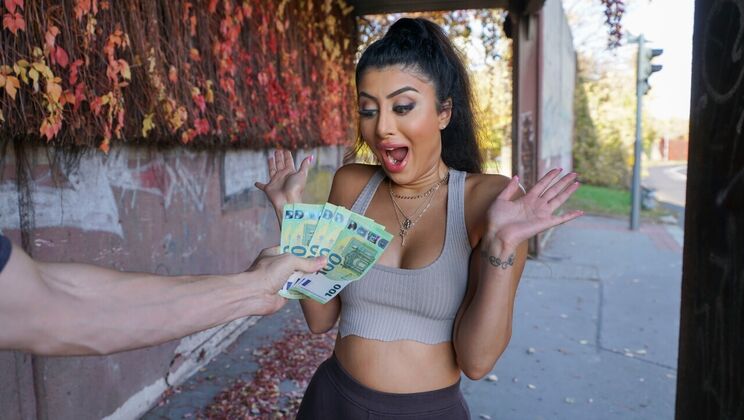 [PublicAgent] - Indian Girl Swallows Cum in Basement - Erik Everhard - Marina Maya