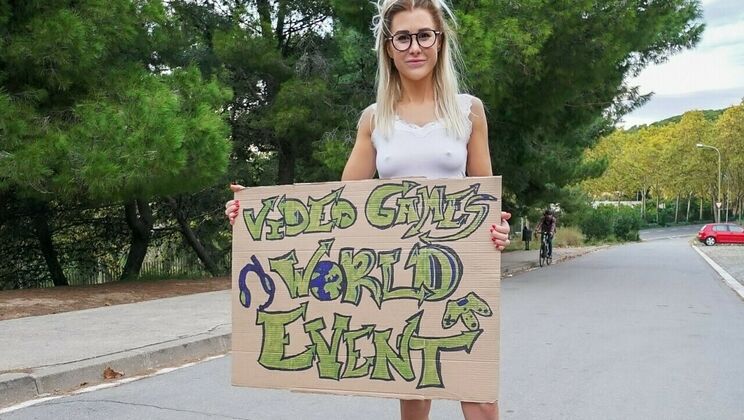 [StrandedTeens] - Tattooed Teen Plays with a Big Cock