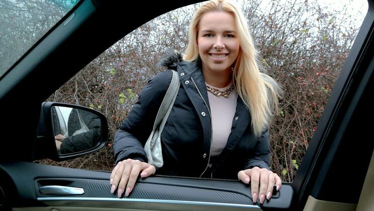 Car Sex with Flirty Blonde Nikky Dream