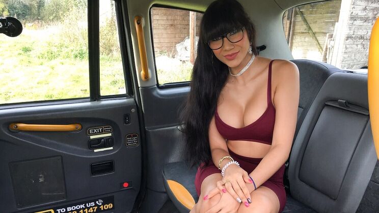 [FakeTaxi] - Get Cum on Glasses in a Taxi